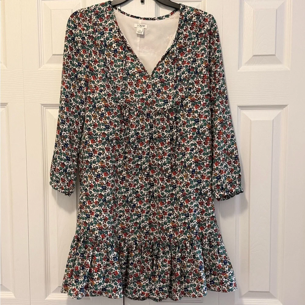 J. Crew Mini Dress Floral Size XXS